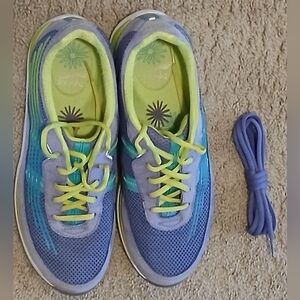 Dansko Women's Shayla Fashion Sneakers (Blue Nubuck), 9.5 Nearly New